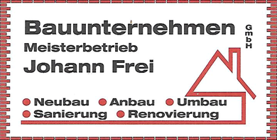Logo Bauunternehmen Johann Frei GmbH